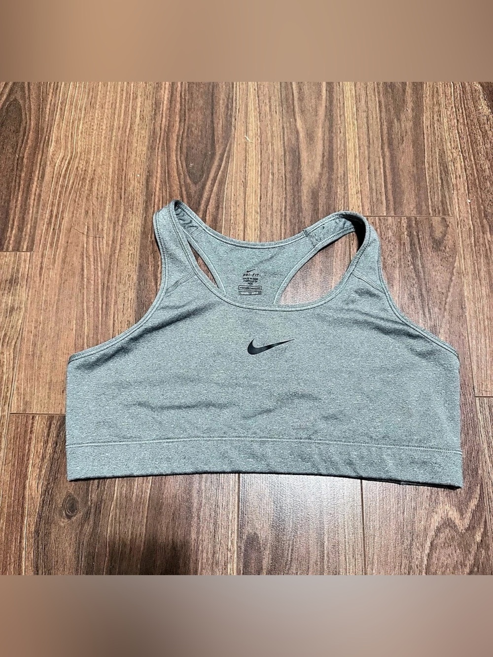 Nike Dri-FIT Indy Sports Bra Gray Medium